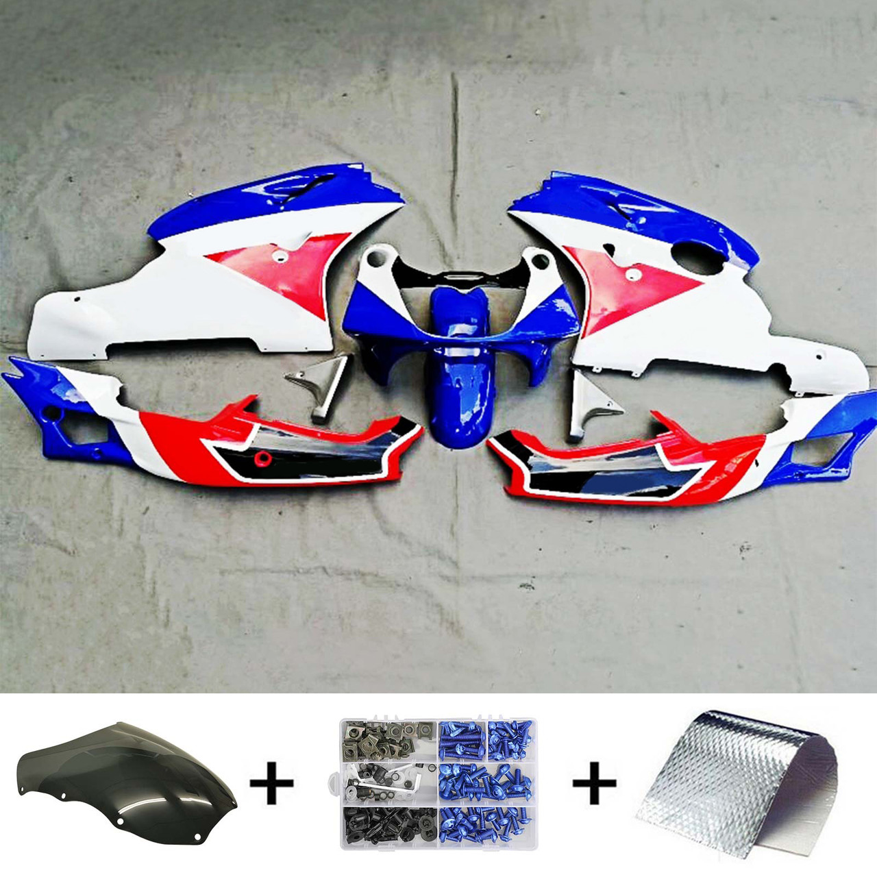 1992-1996 Kawasaki ZXR400 Amotopart Fairing Kit Generic #106 - Mad