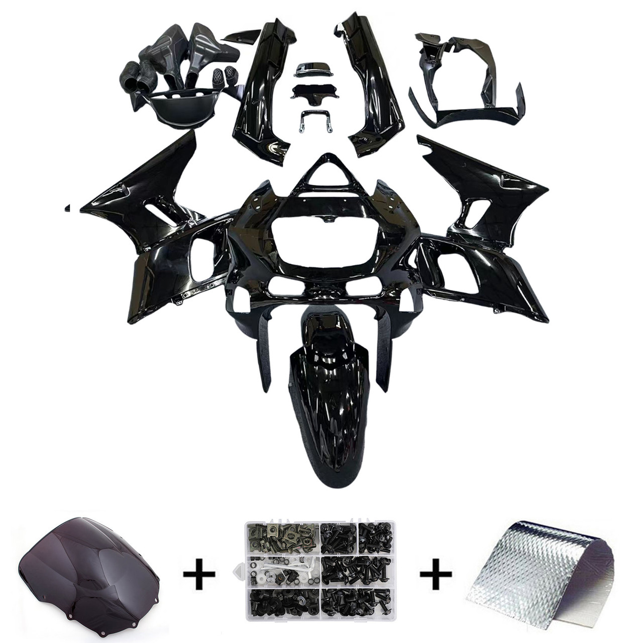 1993-2007 Kawasaki ZZR400 Amotopart Fairing Kit Generic #105