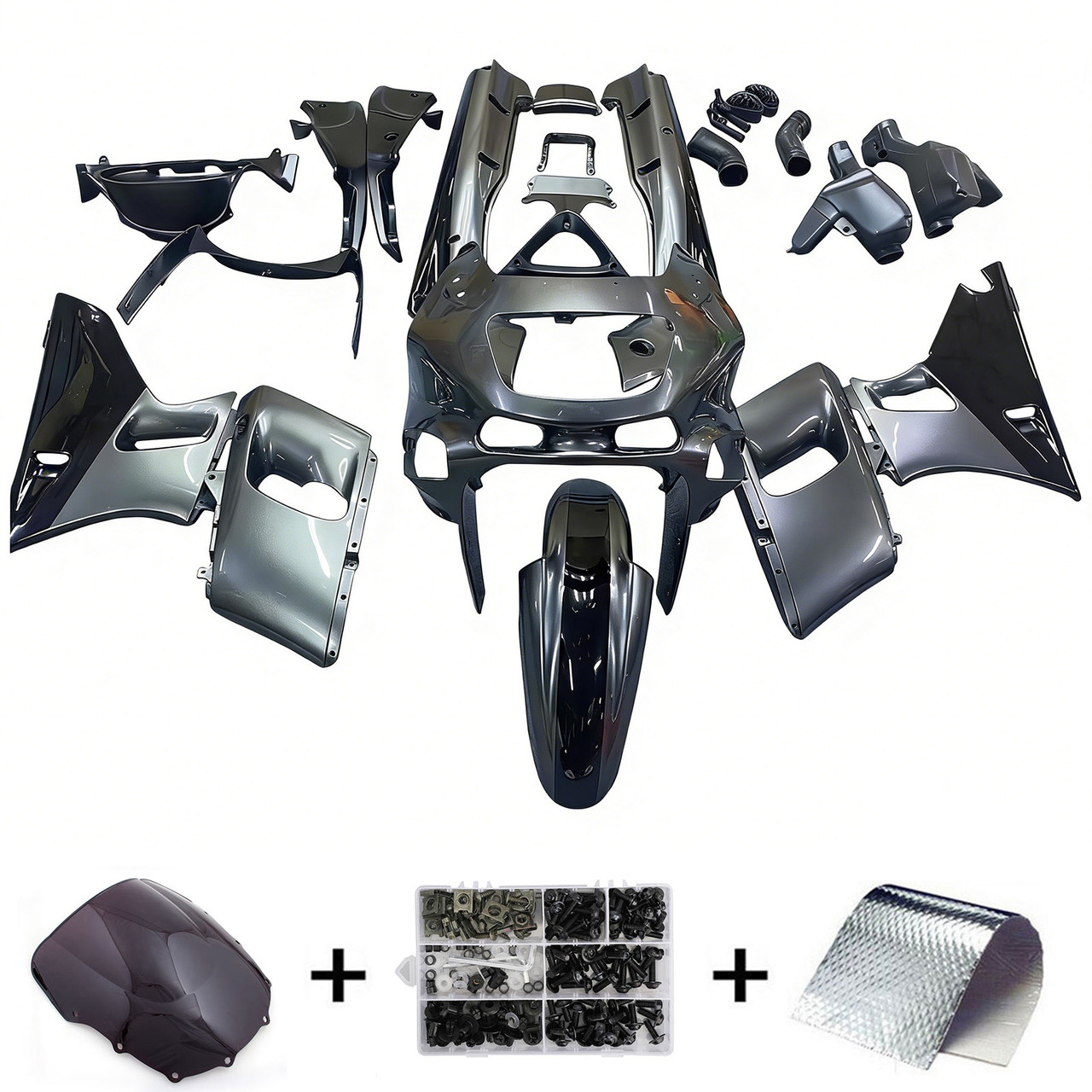 1993-2007 Kawasaki ZZR400 Amotopart Fairing Kit Generic #114