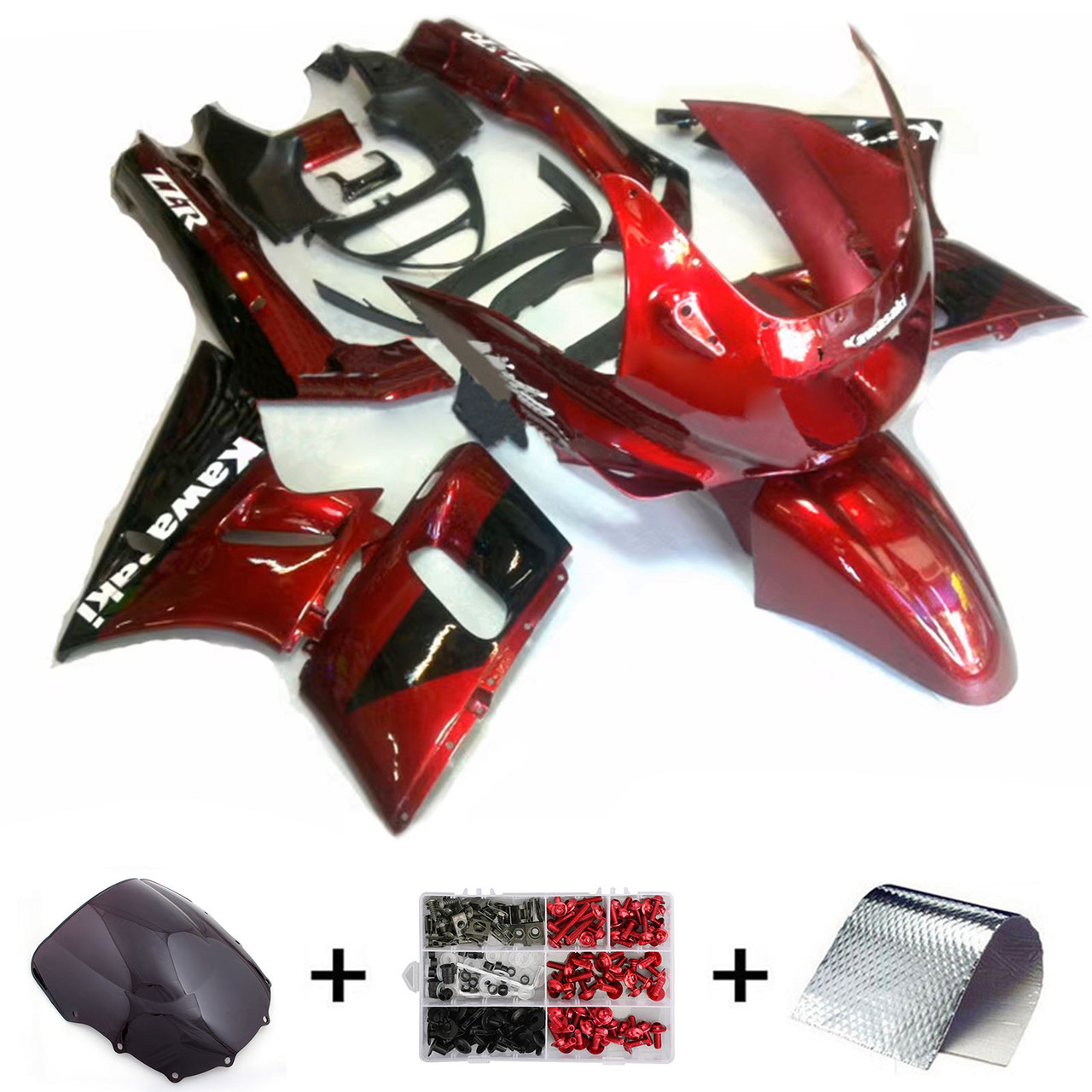 1993-2007 Kawasaki ZZR400 Amotopart Fairing Kit Generic #115