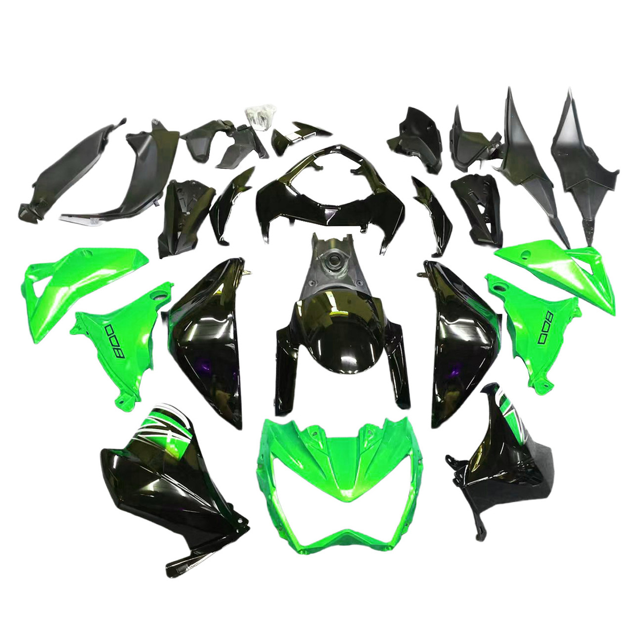 2013-2018 Kawasaki Z800 Amotopart Fairing Kit Generic #118 - Mad