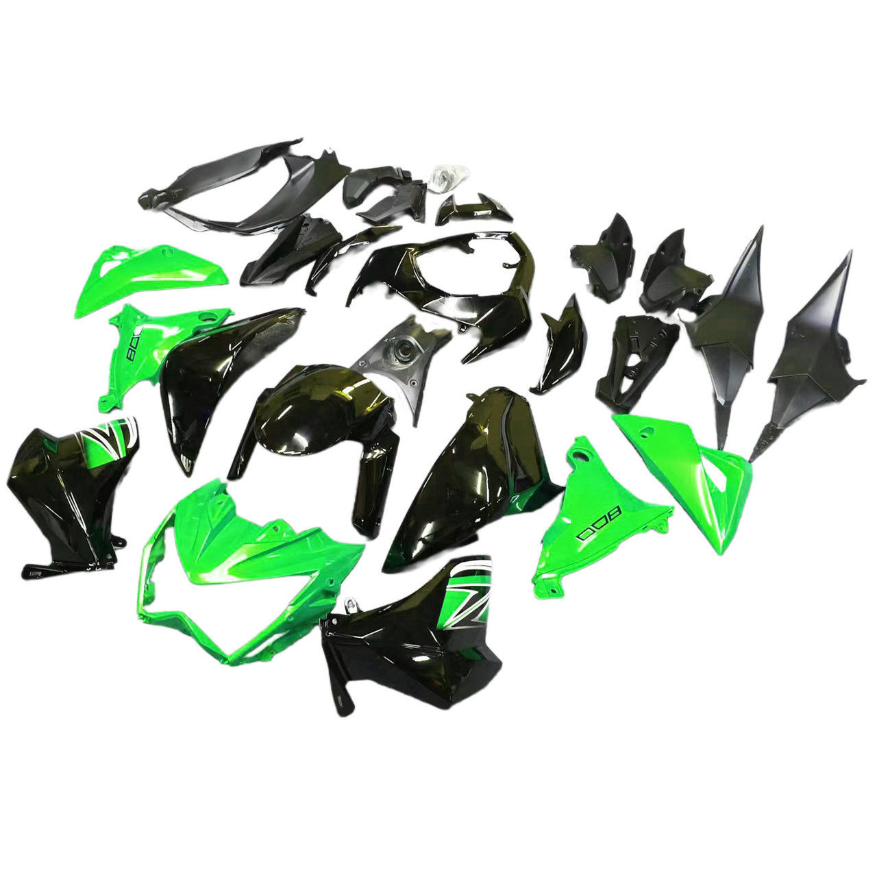 和久洋三『めん』 2013-2018 Kawasaki Z800 Amotopart Fairing Kit Generic #118 - Mad