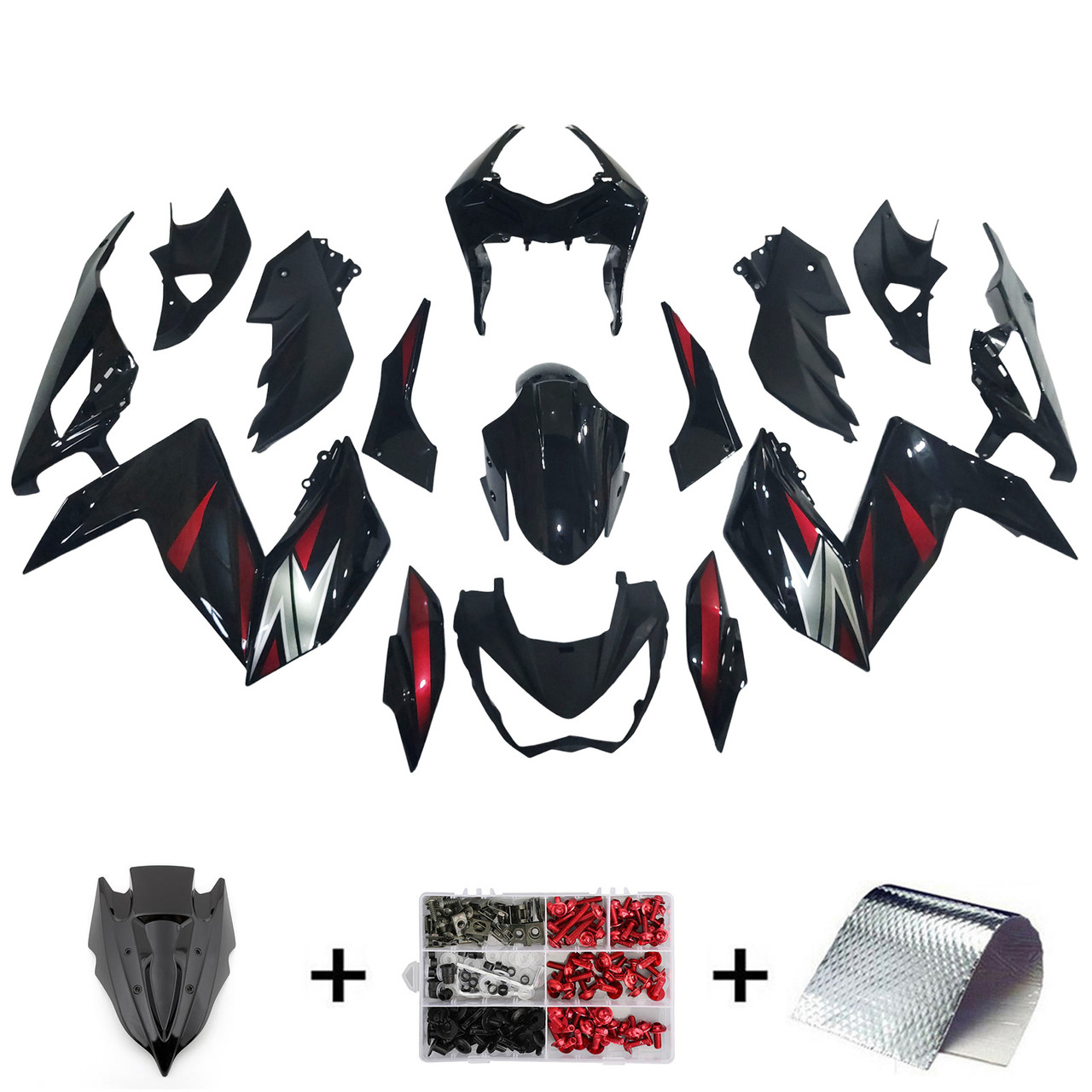 2015-2016 Kawasaki Z250/Z300 Amotopart Fairing Kit Generic #110