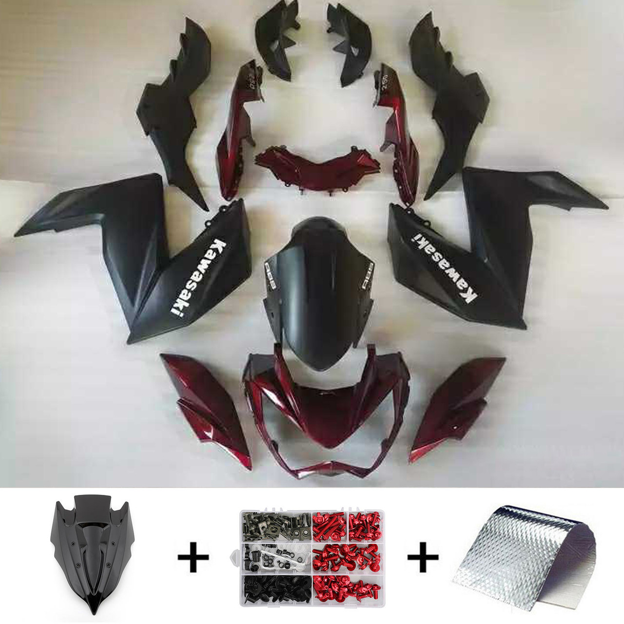 2015-2016 Kawasaki Z250/Z300 Amotopart Fairing Kit Generic #113