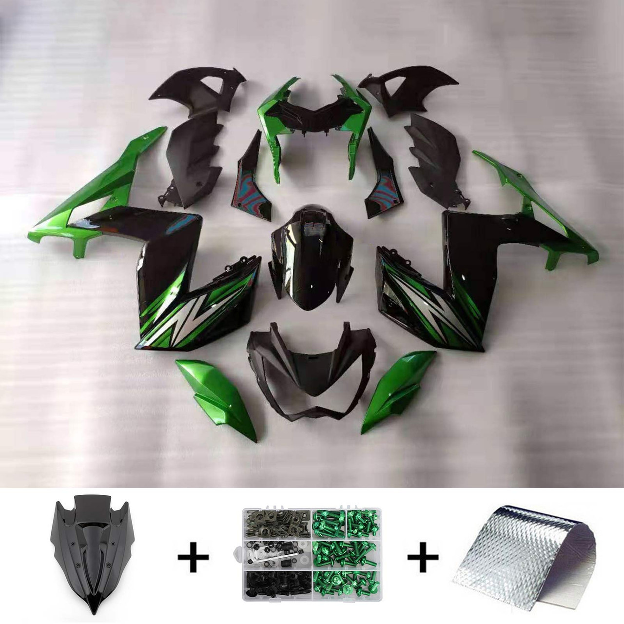 2015-2016 Kawasaki Z250/Z300 Amotopart Fairing Kit Generic #116