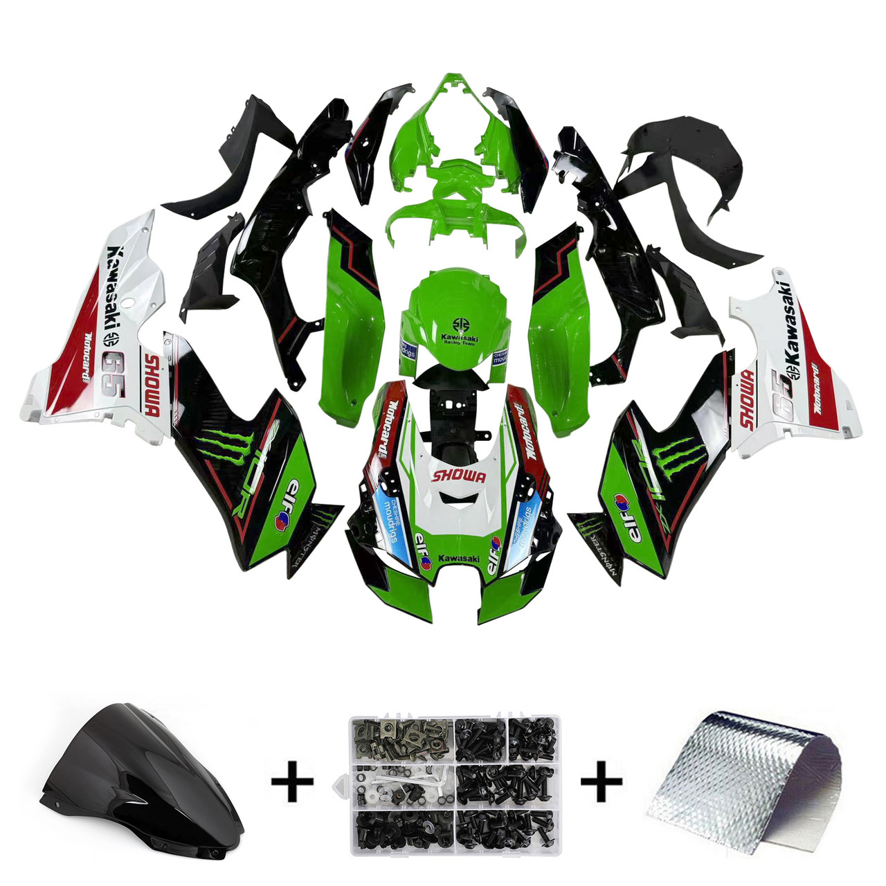 2021-2023 Kawasaki ZX-10R Amotopart Fairing Kit Generic #124