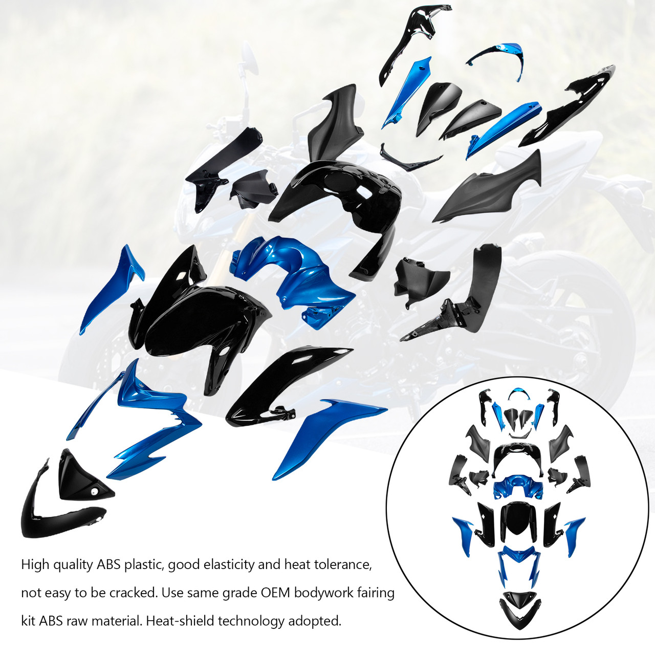 2015-2020 Suzuki GSX-S1000 Amotopart Fairing Kit Generic #36