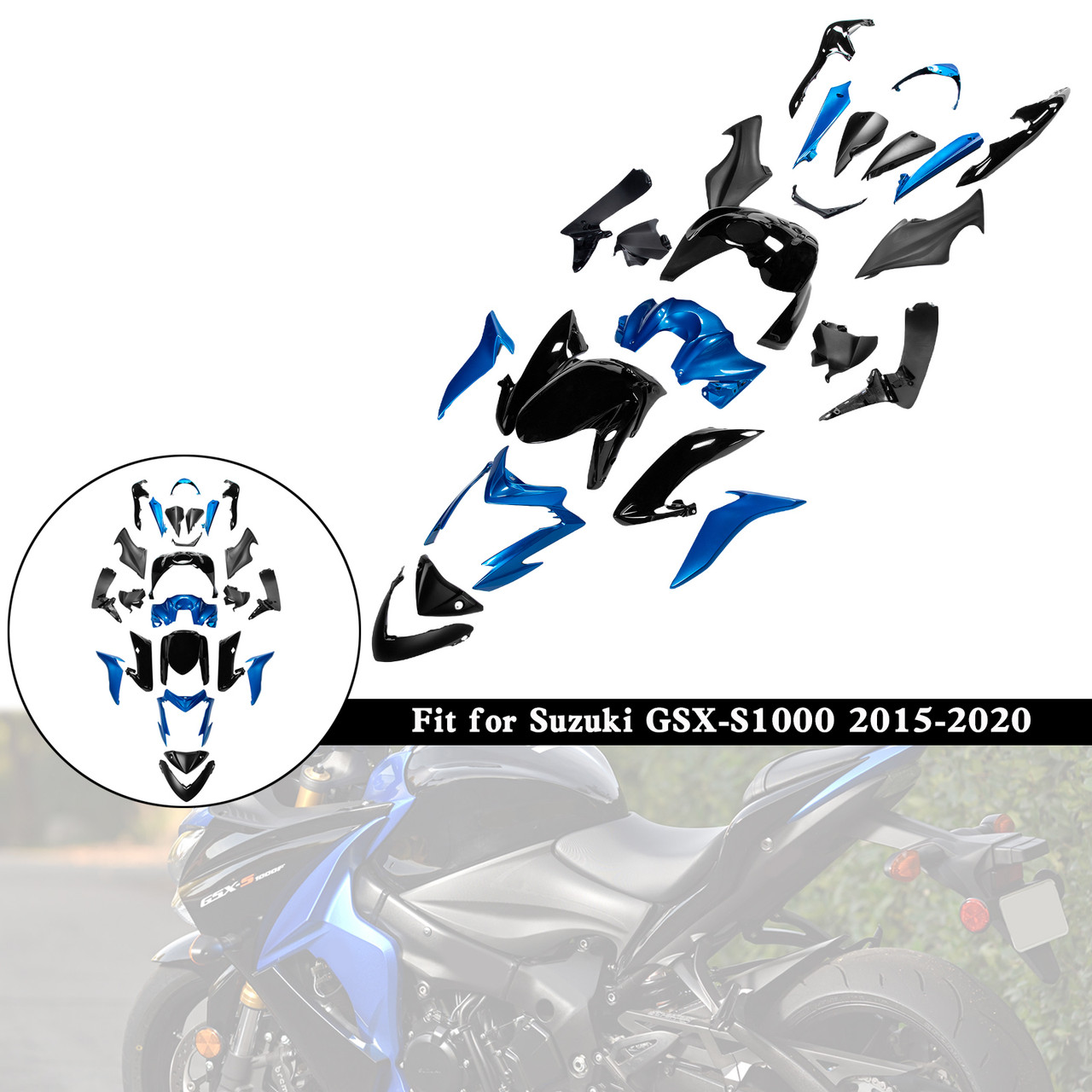 2015-2020 Suzuki GSX-S1000 Amotopart Fairing Kit Generic #36