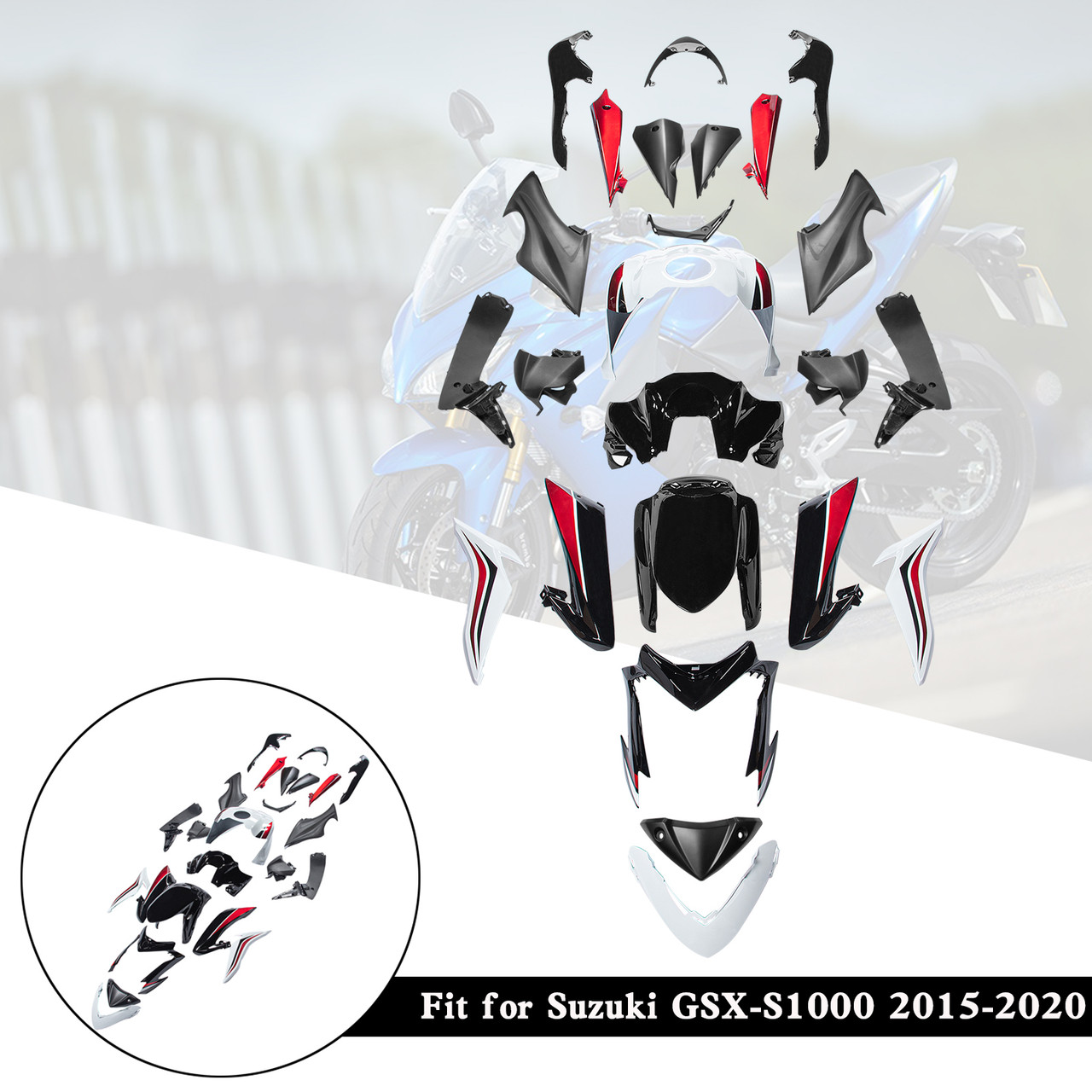 2015-2020 Suzuki GSX-S1000 Amotopart Fairing Kit Generic #39