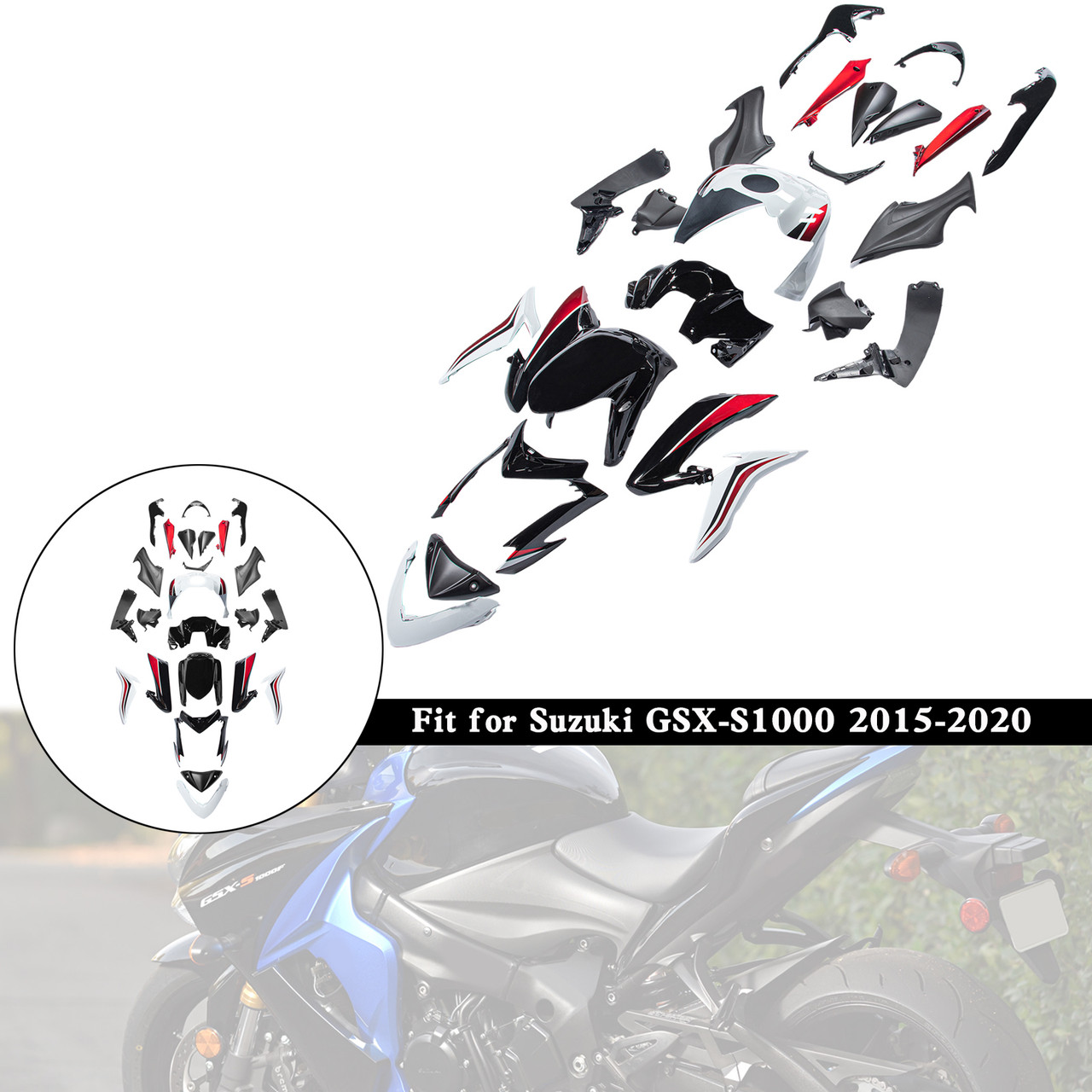 2015-2020 Suzuki GSX-S1000 Amotopart Fairing Kit Generic #39