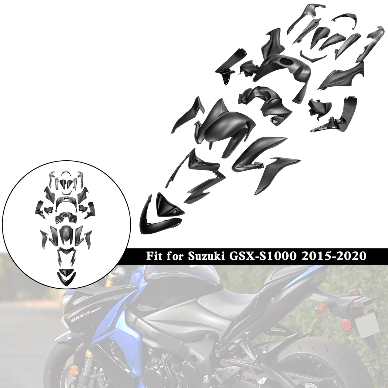 2015-2020 Suzuki GSX-S1000 Amotopart Fairing Kit Generic #40