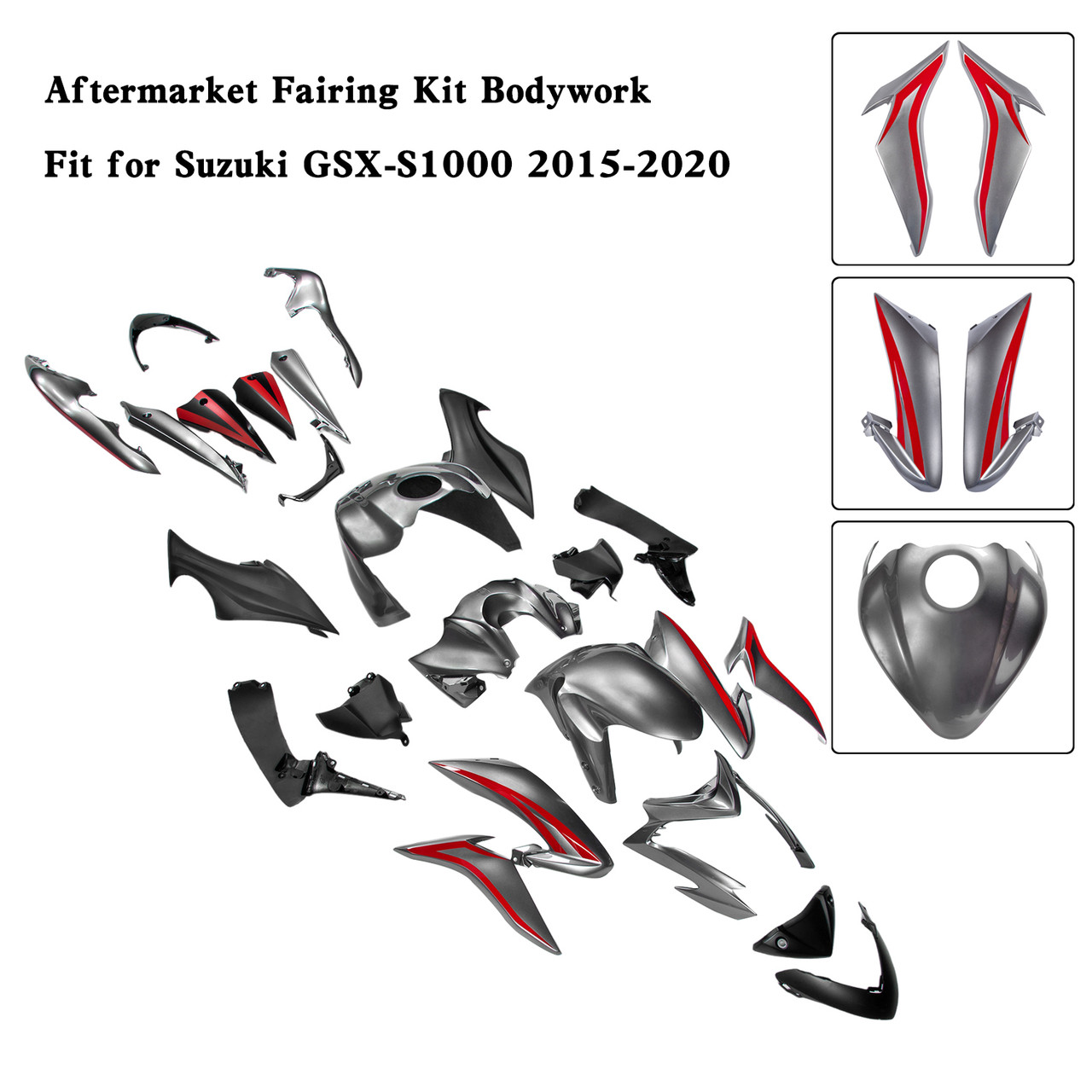 2015-2020 Suzuki GSX-S1000 Amotopart Fairing Kit Generic #42