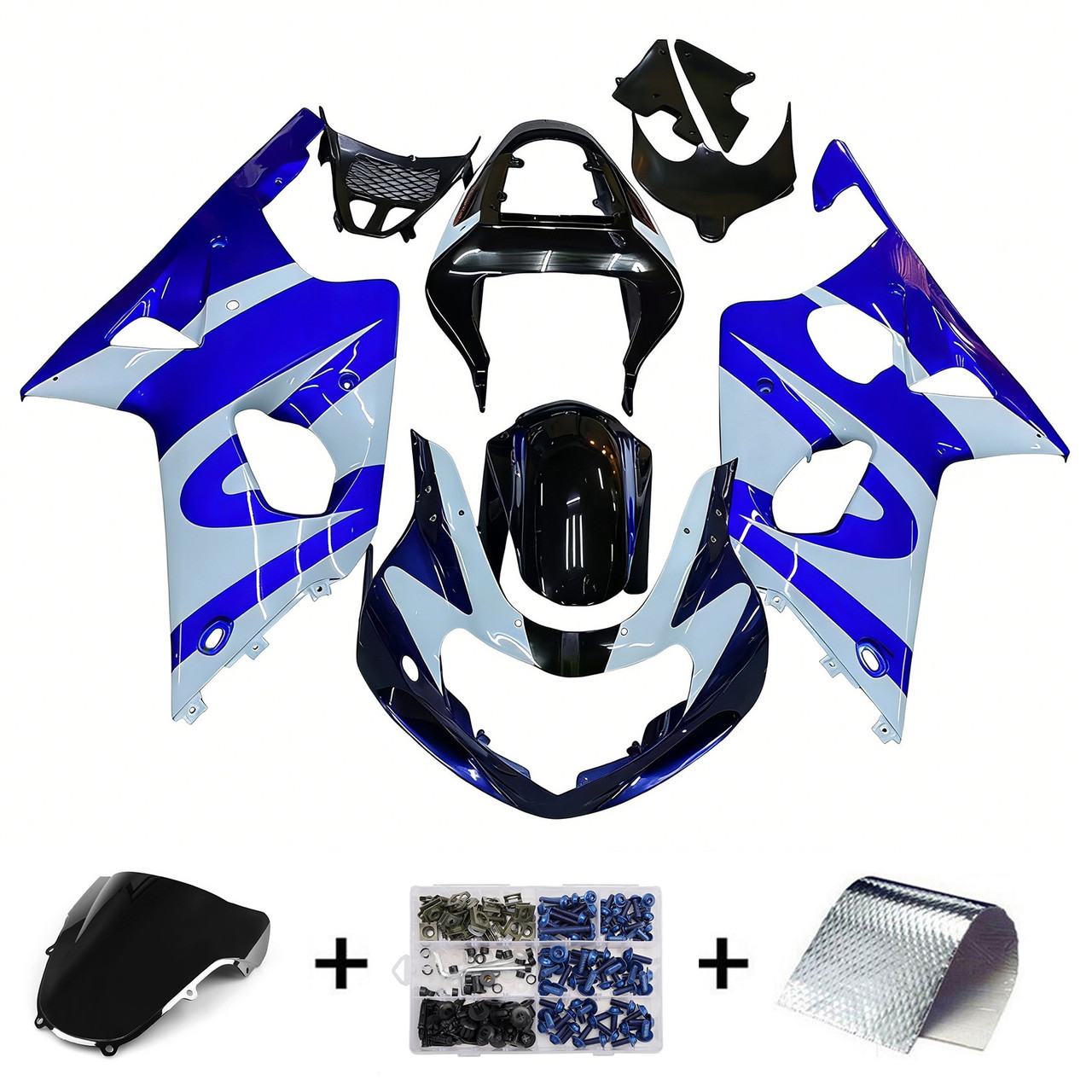 2000-2002 Suzuki GSXR1000 Amotopart Fairing Kit Generic #9