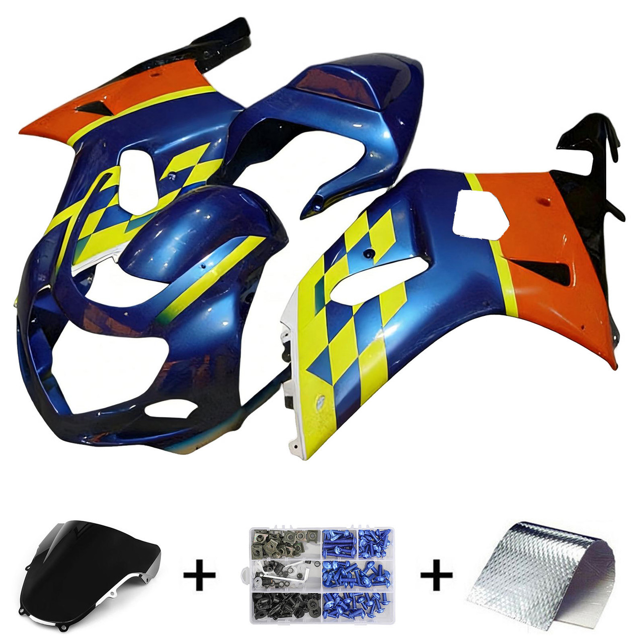 2000-2002 Suzuki GSXR1000 Amotopart Fairing Kit Generic #128
