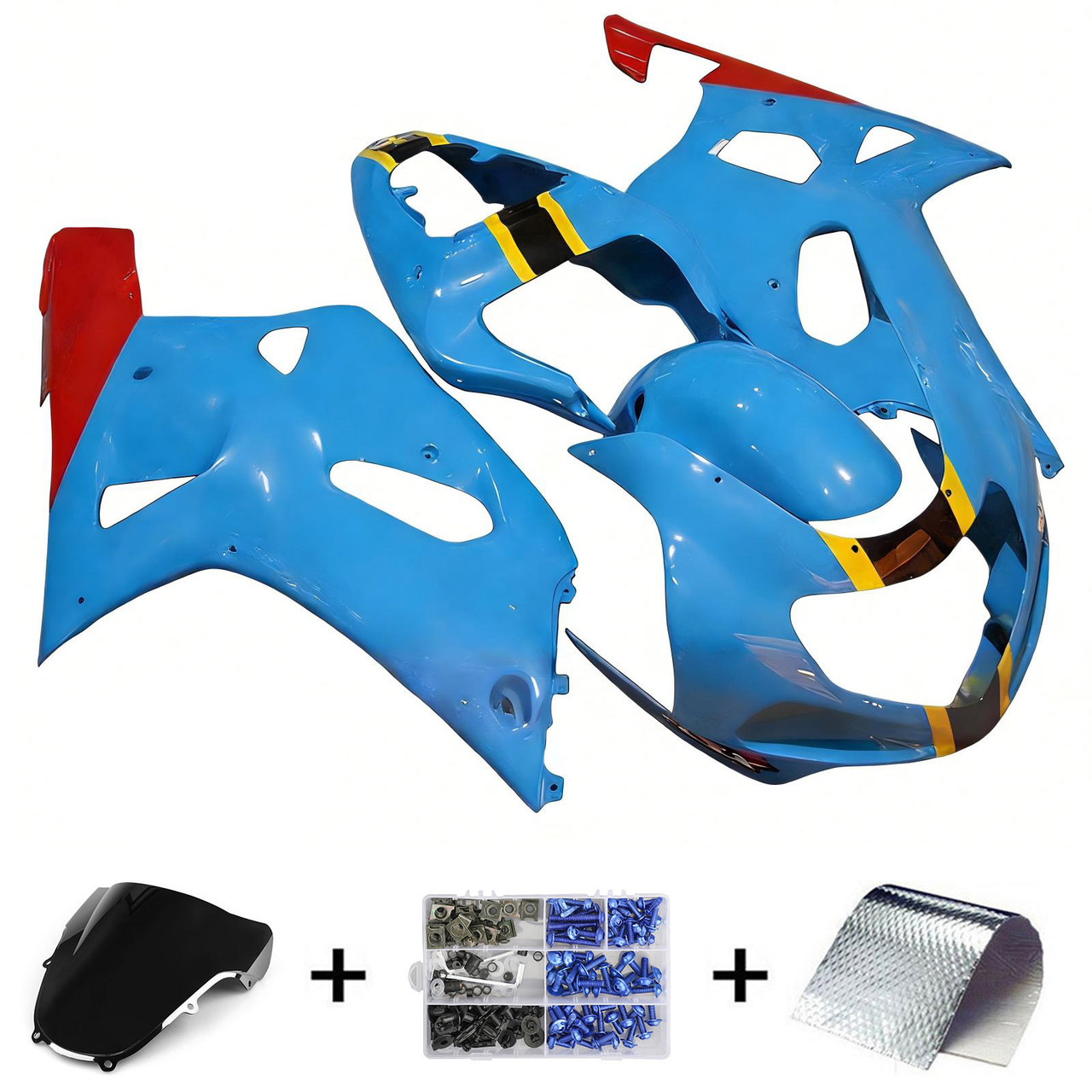 2000-2002 Suzuki GSXR1000 Amotopart Fairing Kit Generic #135