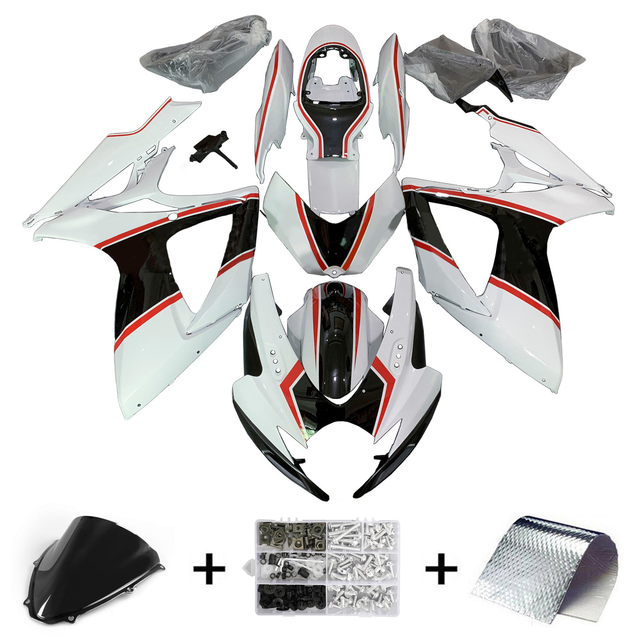 2006-2007 Suzuki GSXR 600/750 Amotopart Fairing Kit Generic #187