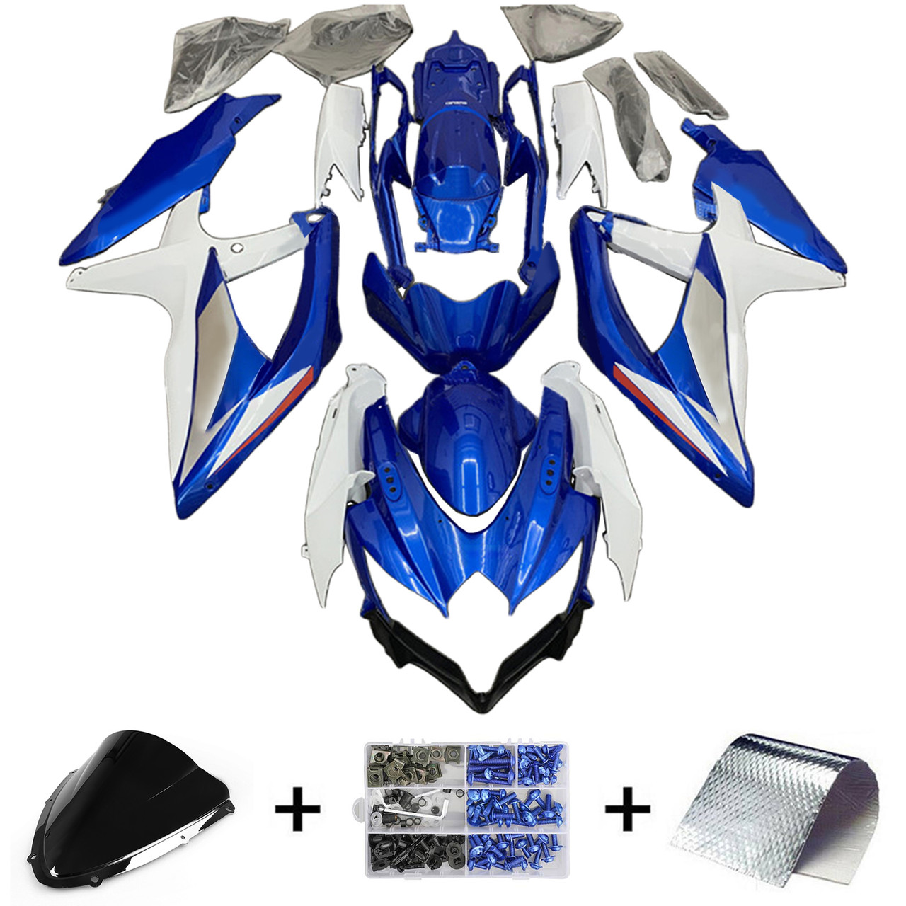 2008-2009 Suzuki GSXR 600/750 Amotopart Fairing Kit Generic #163