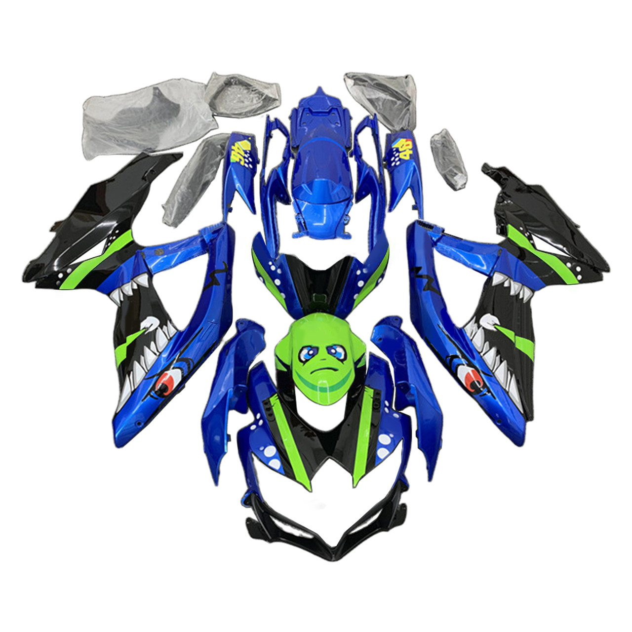 2008-2009 Suzuki GSXR 600/750 Amotopart Fairing Kit Generic #173
