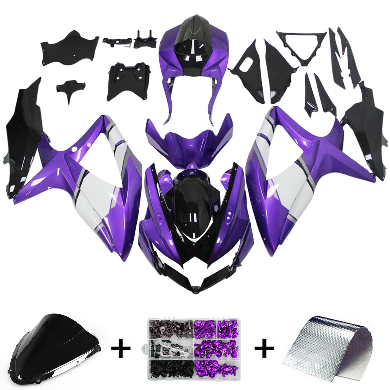 2008-2009 Suzuki GSXR 600/750 Amotopart Fairing Kit Generic #175