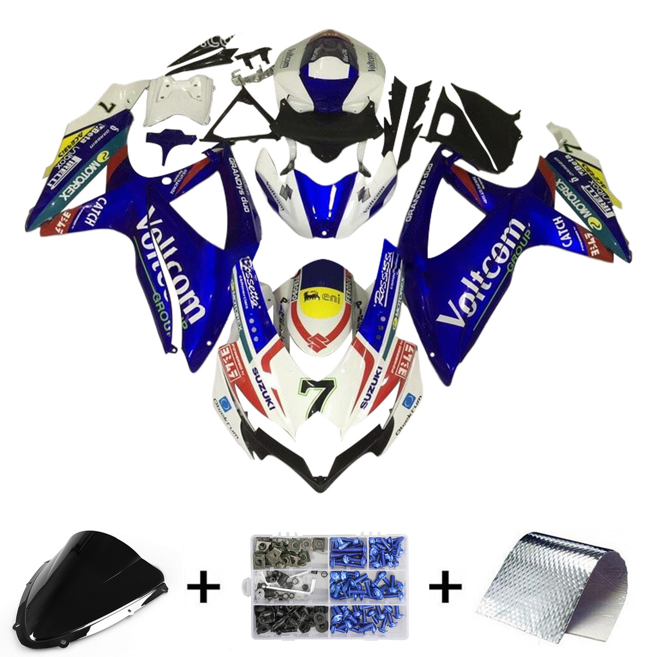 2008-2009 Suzuki GSXR 600/750 Amotopart Fairing Kit Generic #191