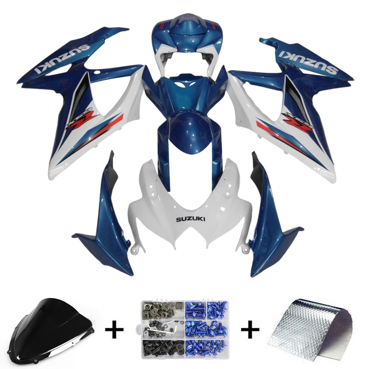 2008-2009 Suzuki GSXR 600/750 Amotopart Fairing Kit Generic #196