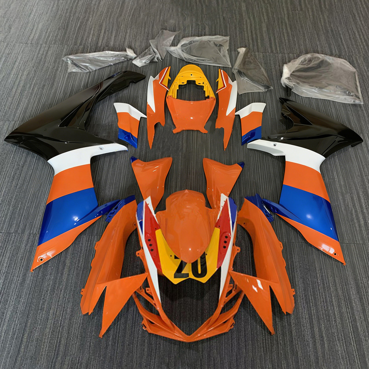 2011-2023 Suzuki GSXR 600/750 K11 Amotopart Fairing Kit Generic #153