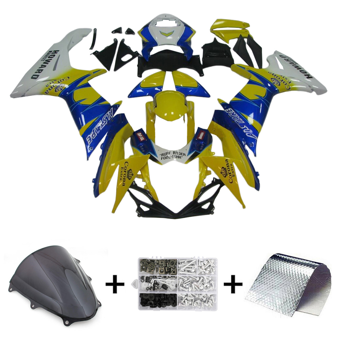 2011-2023 Suzuki GSXR 600/750 K11 Amotopart Fairing Kit Generic #167