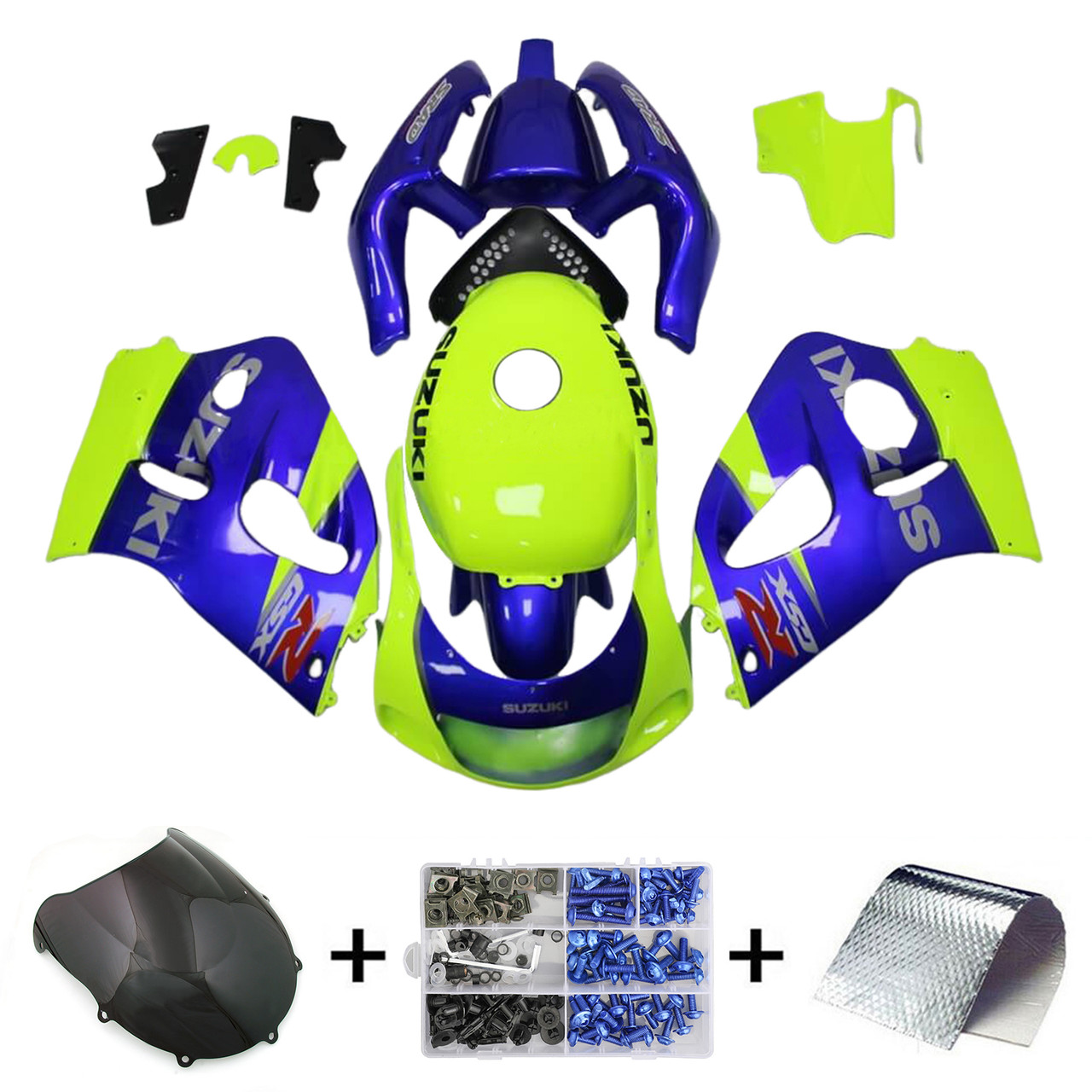 1996-1999 Suzuki GSXR 600/750 Amotopart Fairing Kit Generic #128