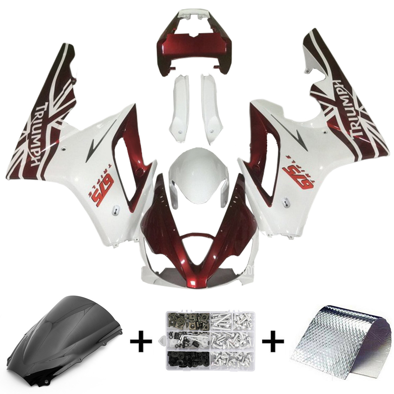 2006-2008 Triumph Daytona 675 Amotopart Fairing Kit Generic #107