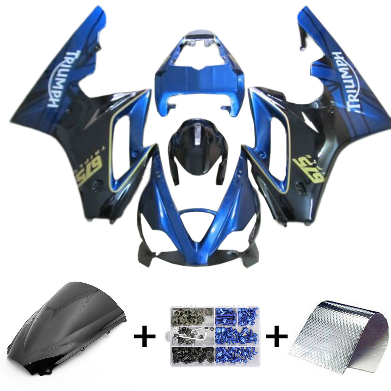 2006-2008 Triumph Daytona 675 Amotopart Fairing Kit Generic #122