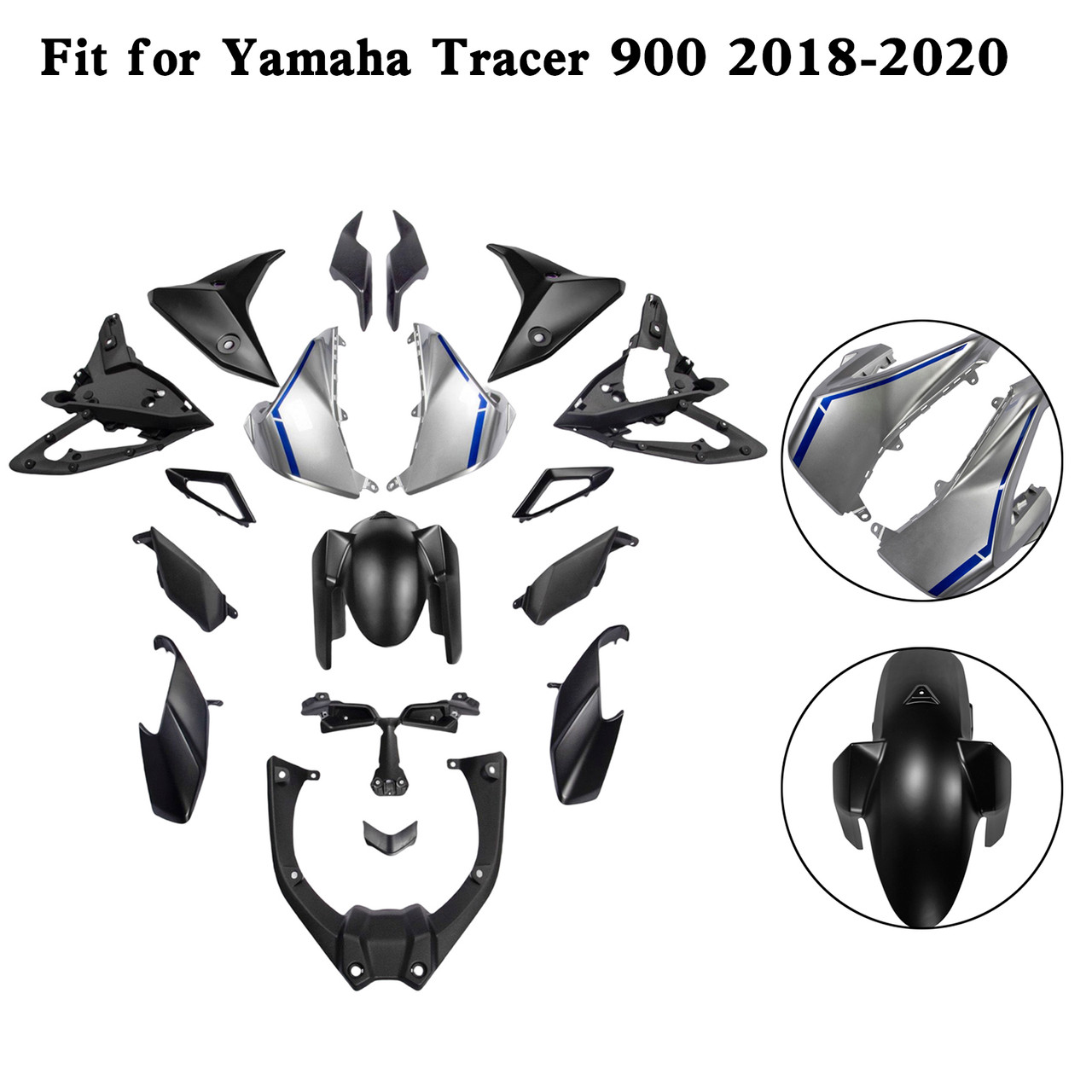2018-2020 Yamaha Tracer 900/Tracer 900 GT Amotopart Fairing Kit