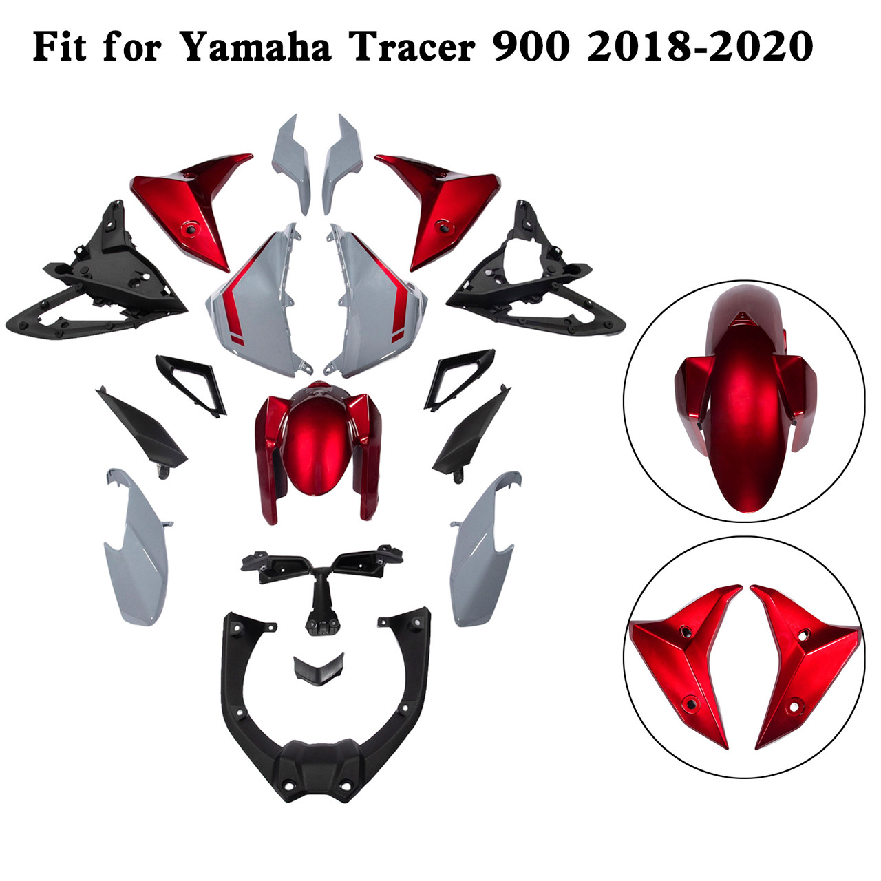 2018-2020 Yamaha Tracer 900 Amotopart Fairing Kit Generic #9