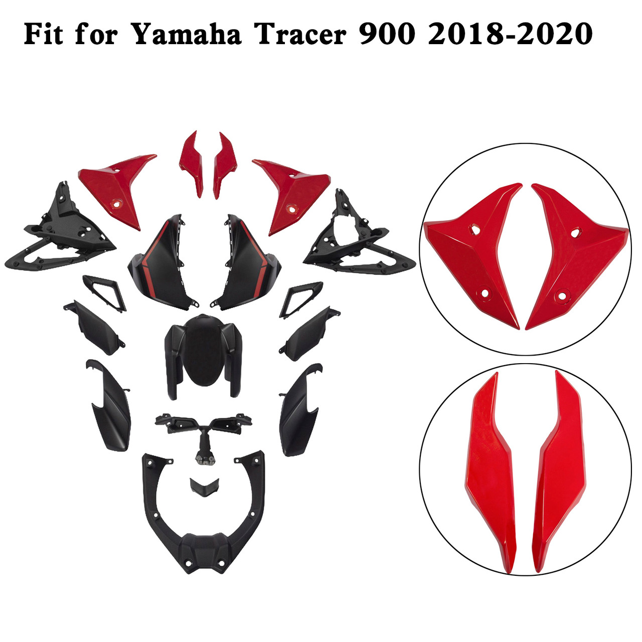 2018-2020 Yamaha Tracer 900 Amotopart Fairing Kit Generic #10
