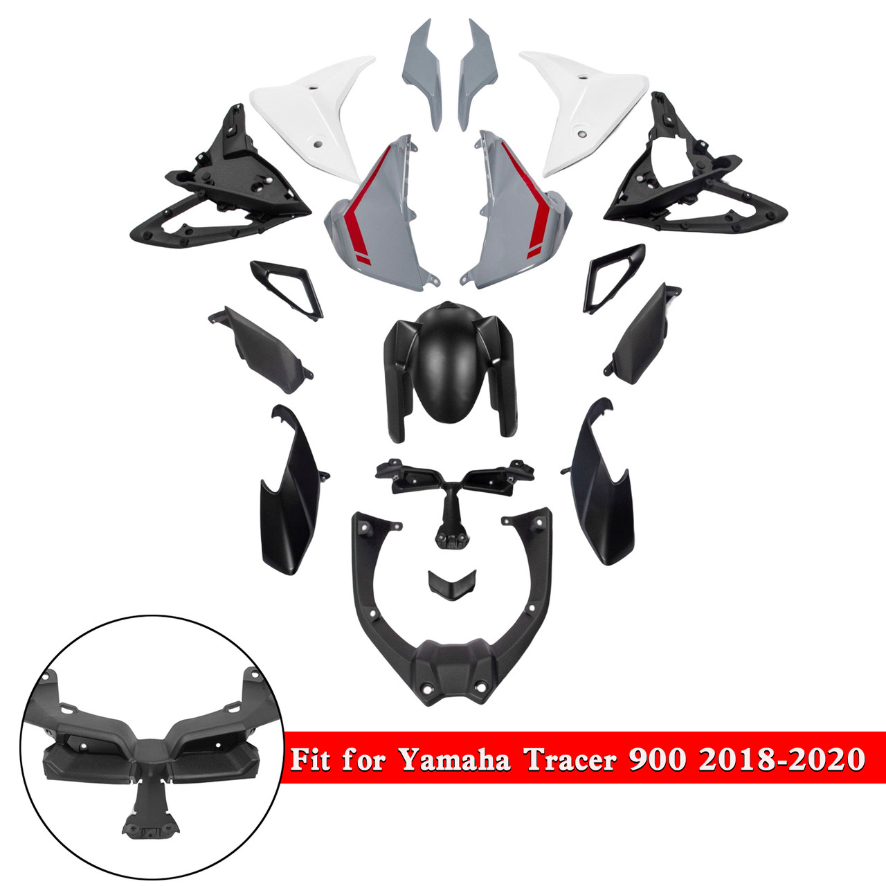 2018-2020 Yamaha Tracer 900 Amotopart Fairing Kit Generic #12