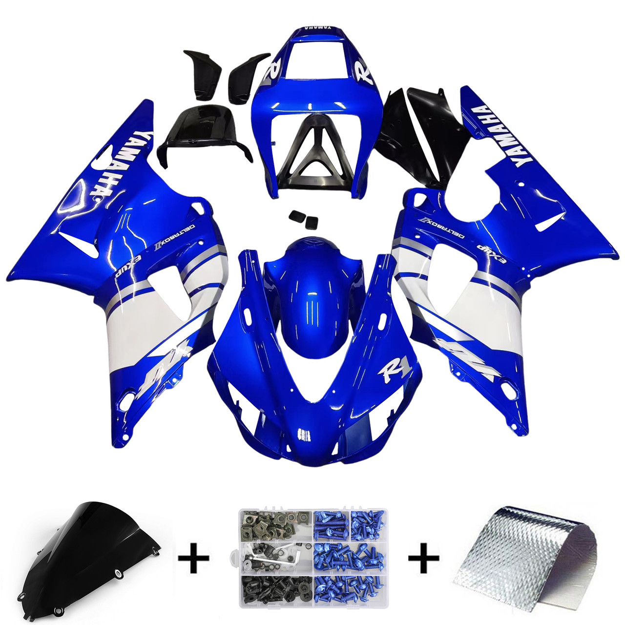 1998-1999 Yamaha YZF 1000 R1 Amotopart Fairing Kit Generic #2