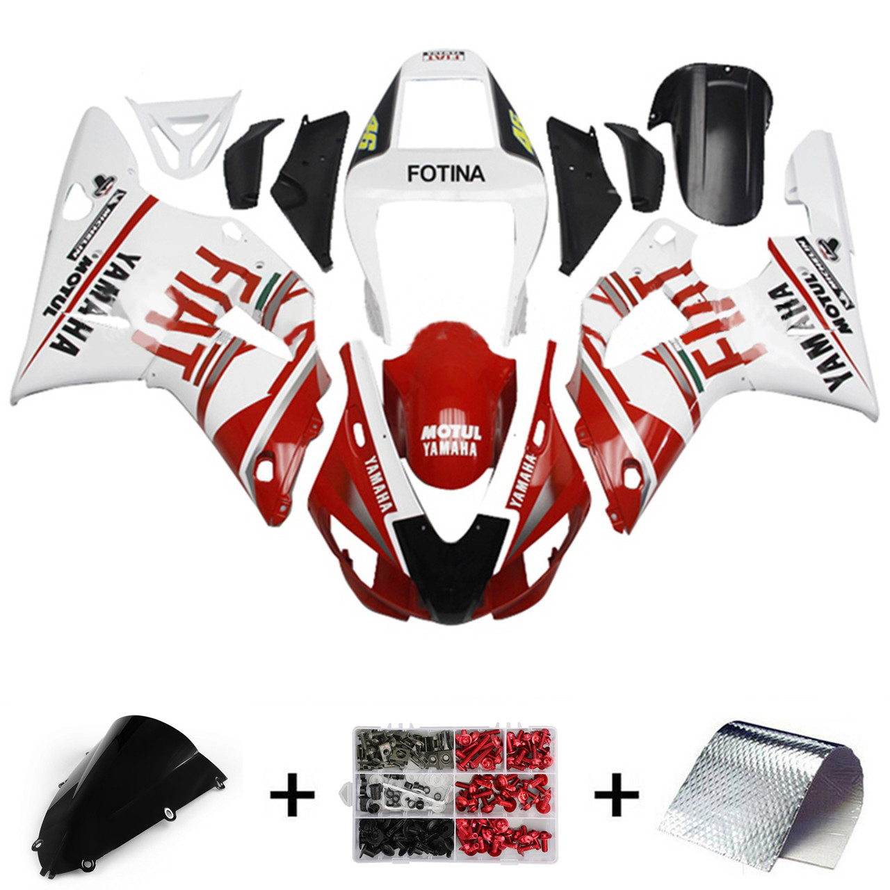 1998-1999 Yamaha YZF 1000 R1 Amotopart Fairing Kit Generic #113