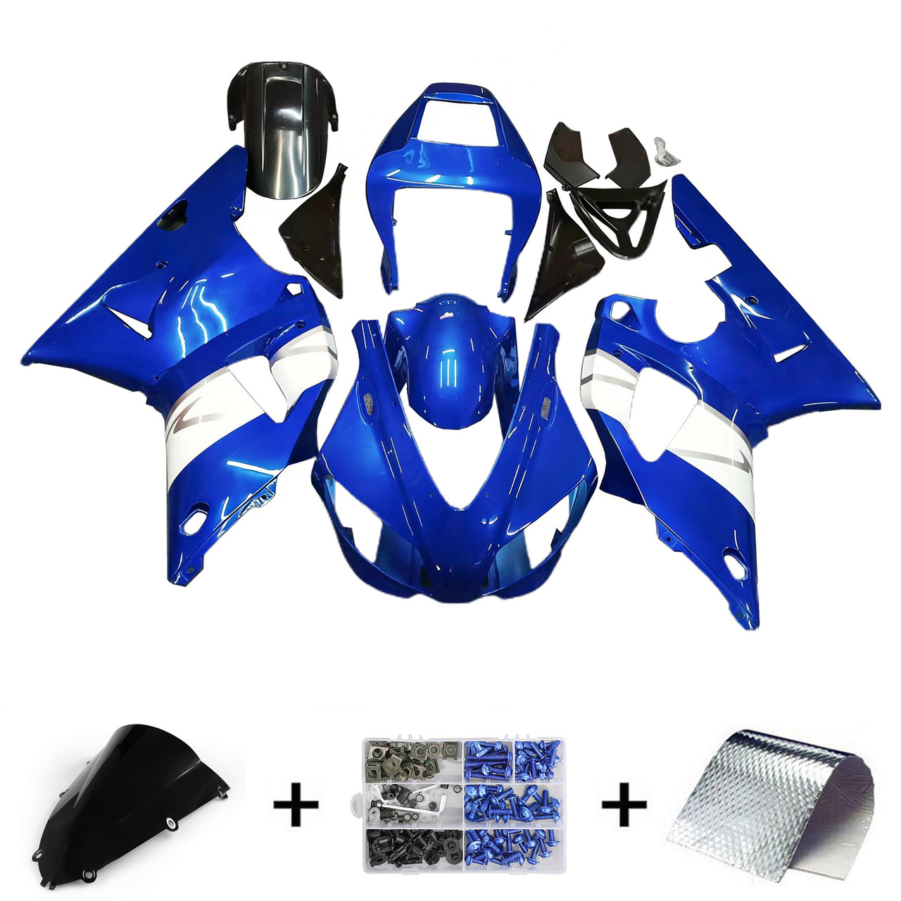 1998-1999 Yamaha YZF 1000 R1 Amotopart Fairing Kit Generic #124