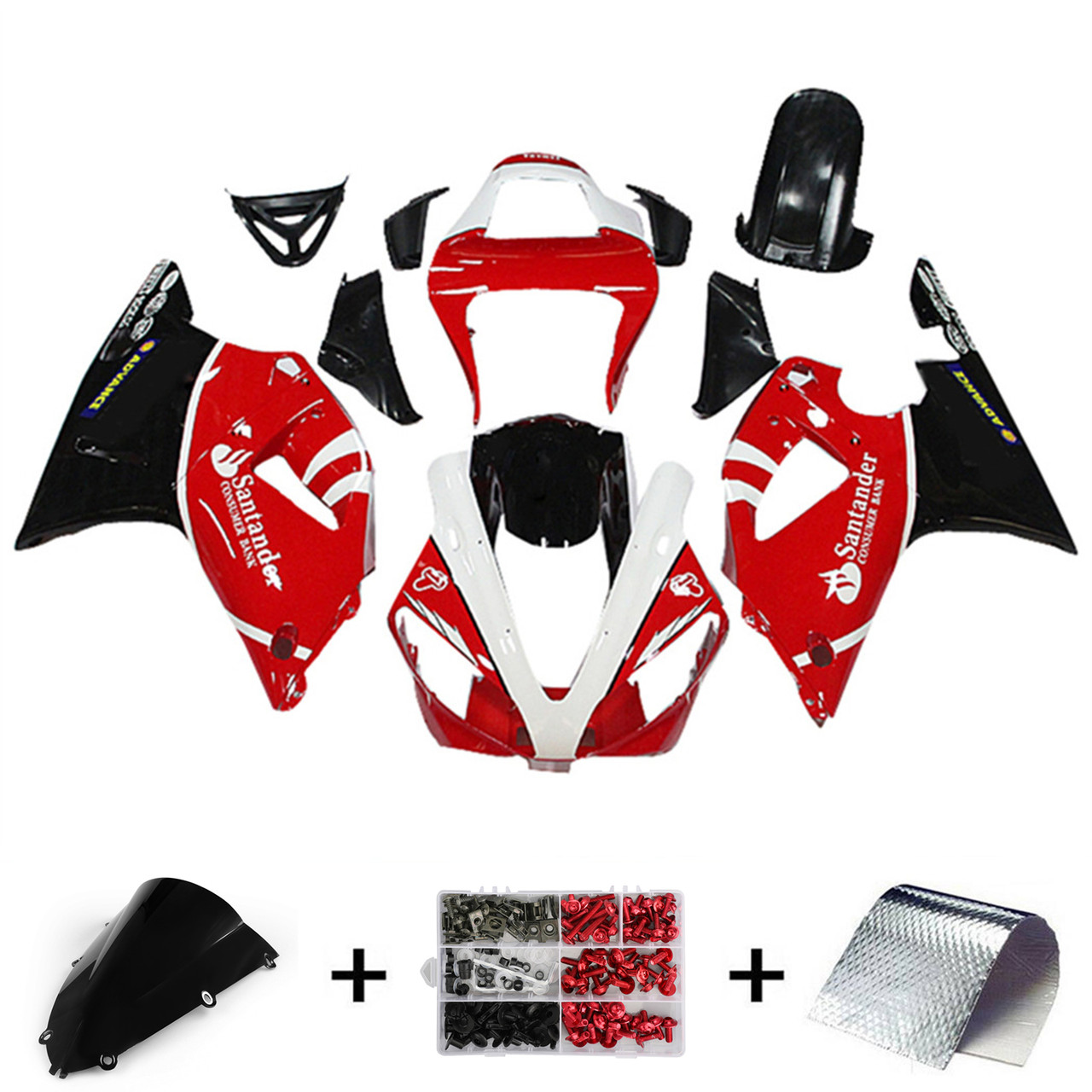 1998-1999 Yamaha YZF 1000 R1 Amotopart Fairing Kit Generic #129