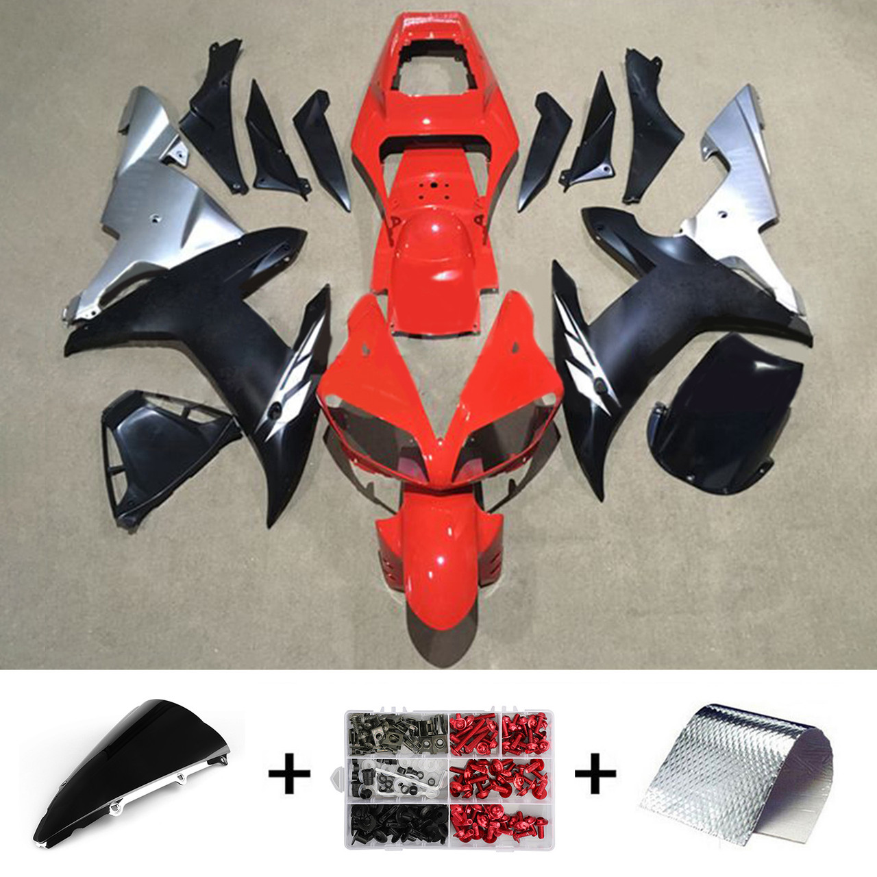 2002-2003 Yamaha YZF-R1 Amotopart Fairing Kit Generic #34