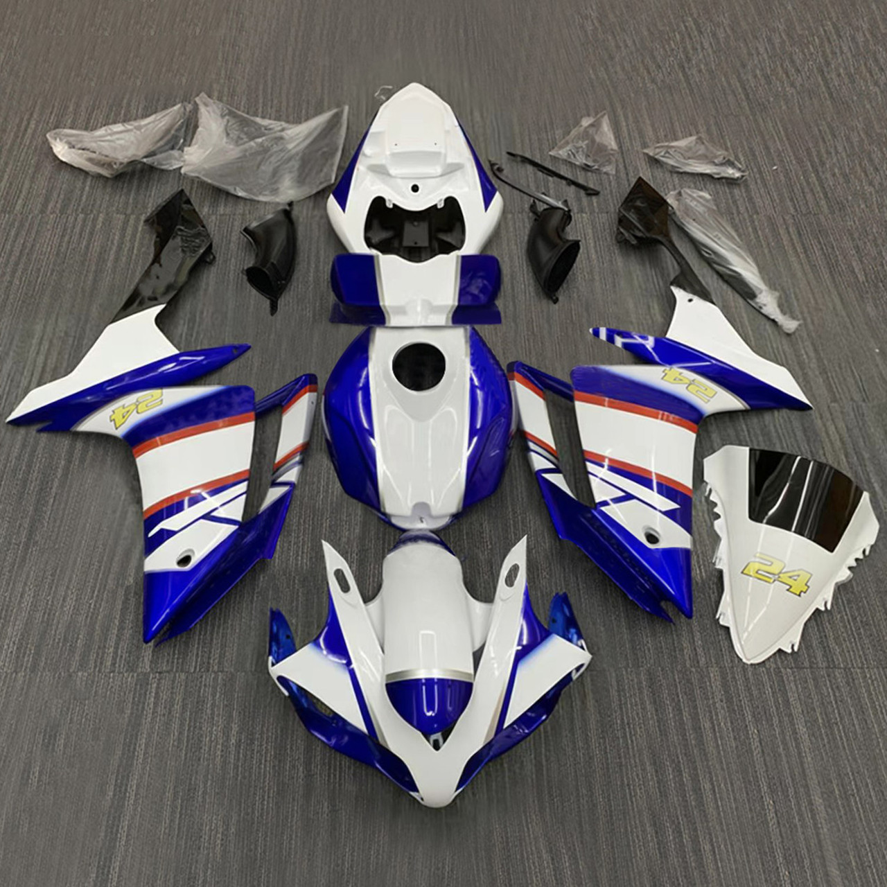 2007-2008 Yamaha YZF 1000 R1 Amotopart Fairing Kit Generic #133