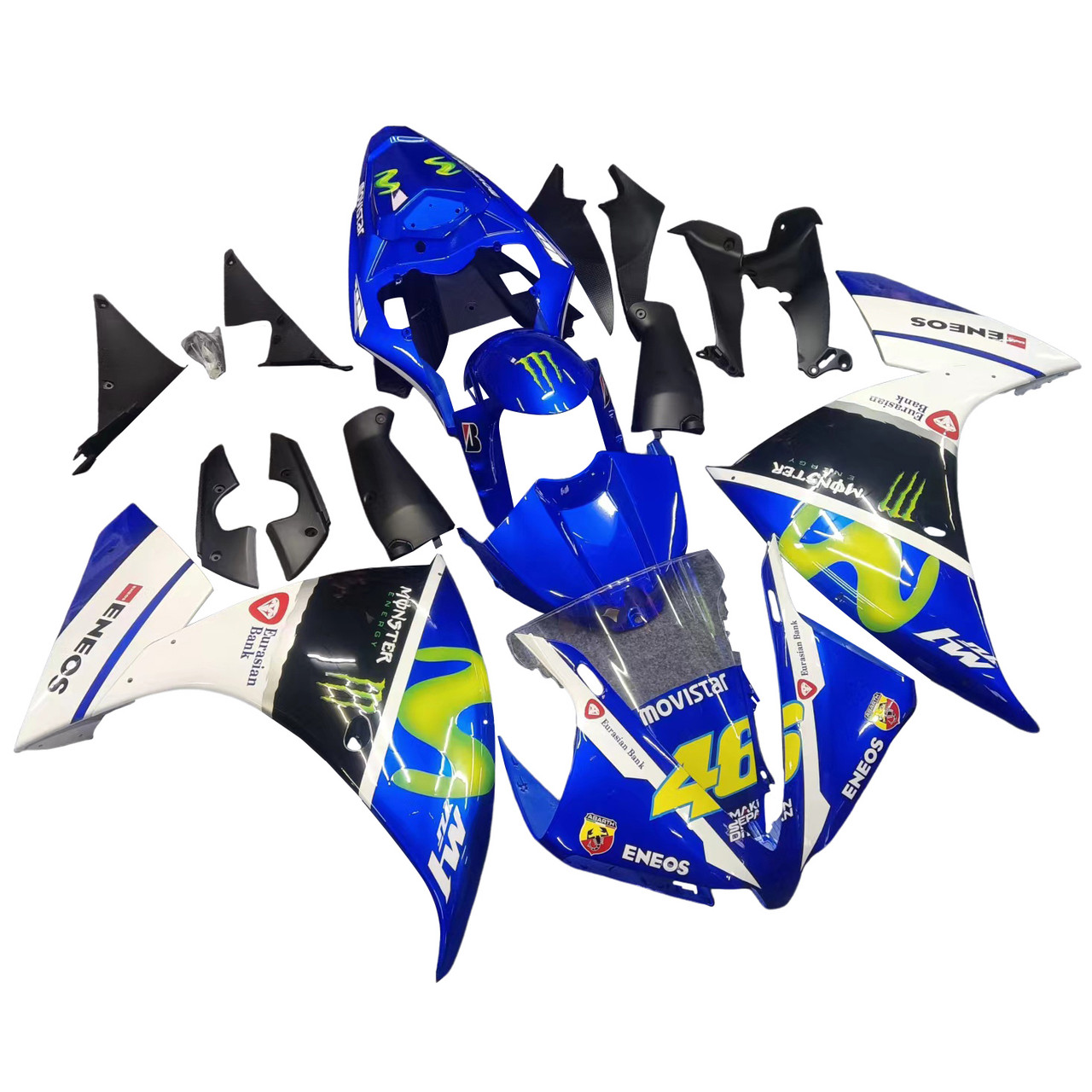 2012-2014 Yamaha YZF 1000 R1 Amotopart Fairing Kit Generic #12