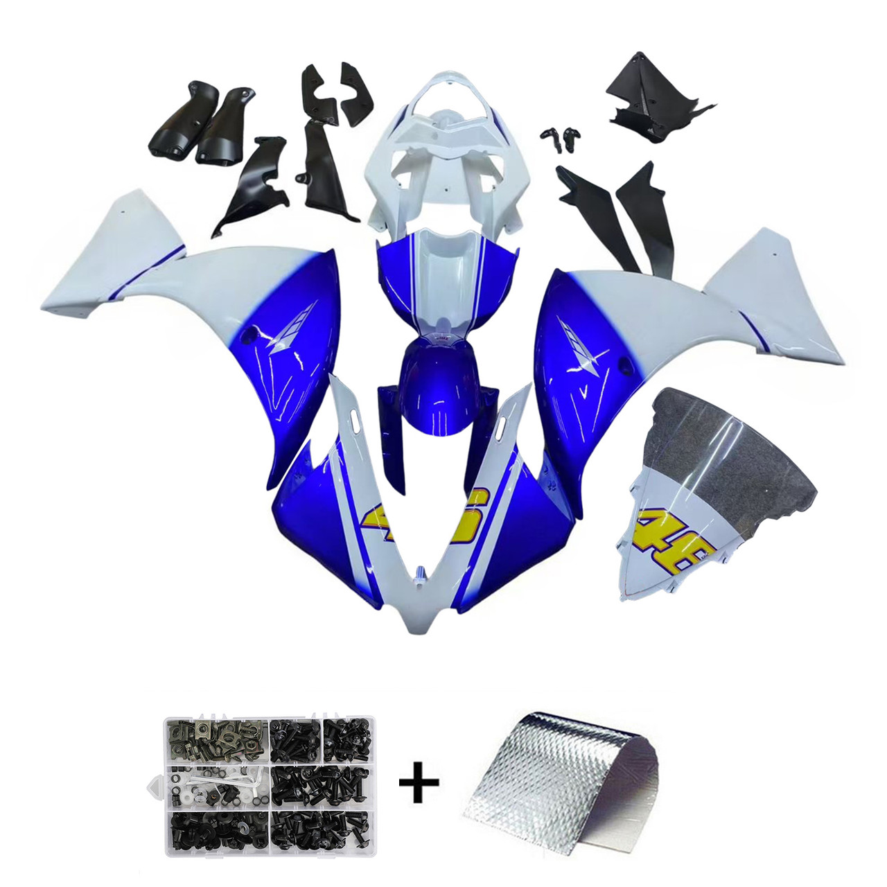 2012-2014 Yamaha YZF 1000 R1 Amotopart Fairing Kit Generic #13