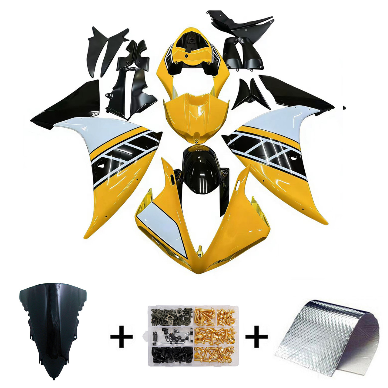 2012-2014 Yamaha YZF 1000 R1 Amotopart Fairing Kit Generic #14