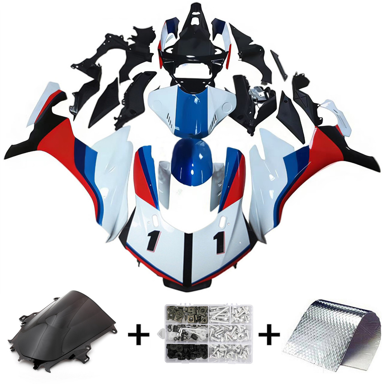 2015-2019 Yamaha YZF 1000 R1 Amotopart Fairing Kit Generic #148