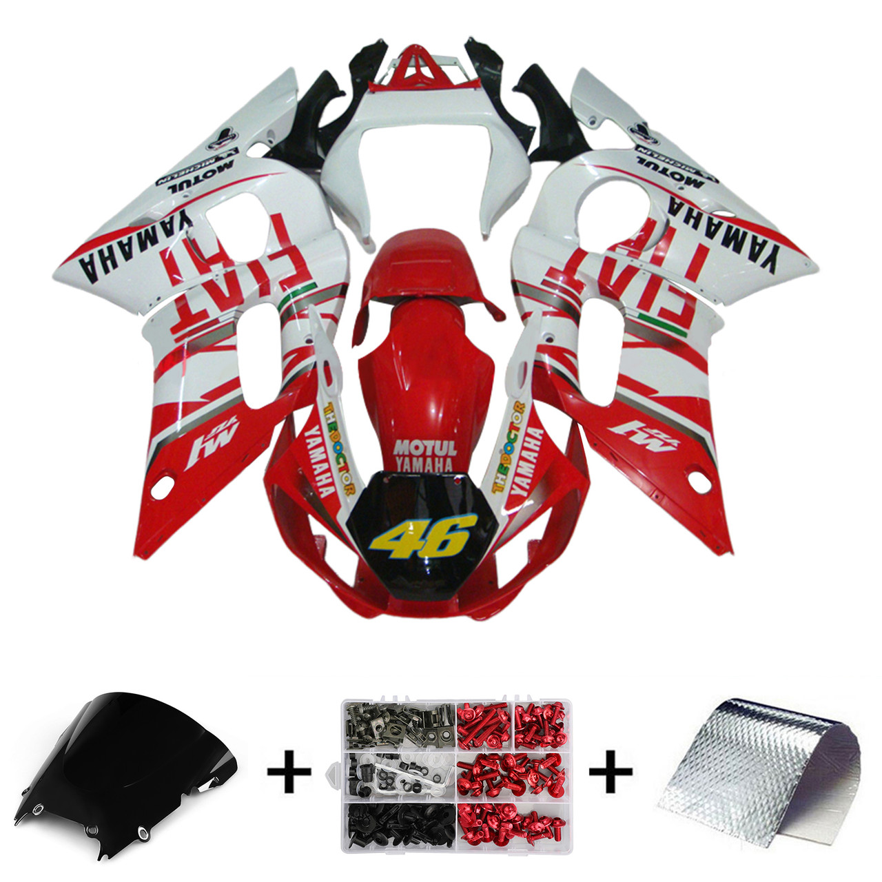 1998-2002 Yamaha YZF 600 R6 Amotopart Fairing Kit Generic #42