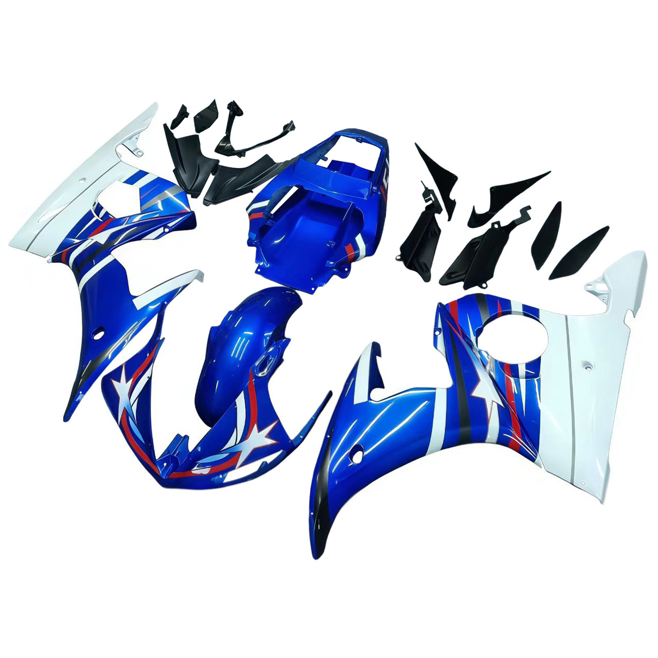 2003-2004 Yamaha YZF 600 R6 Amotopart Fairing Kit Generic #13