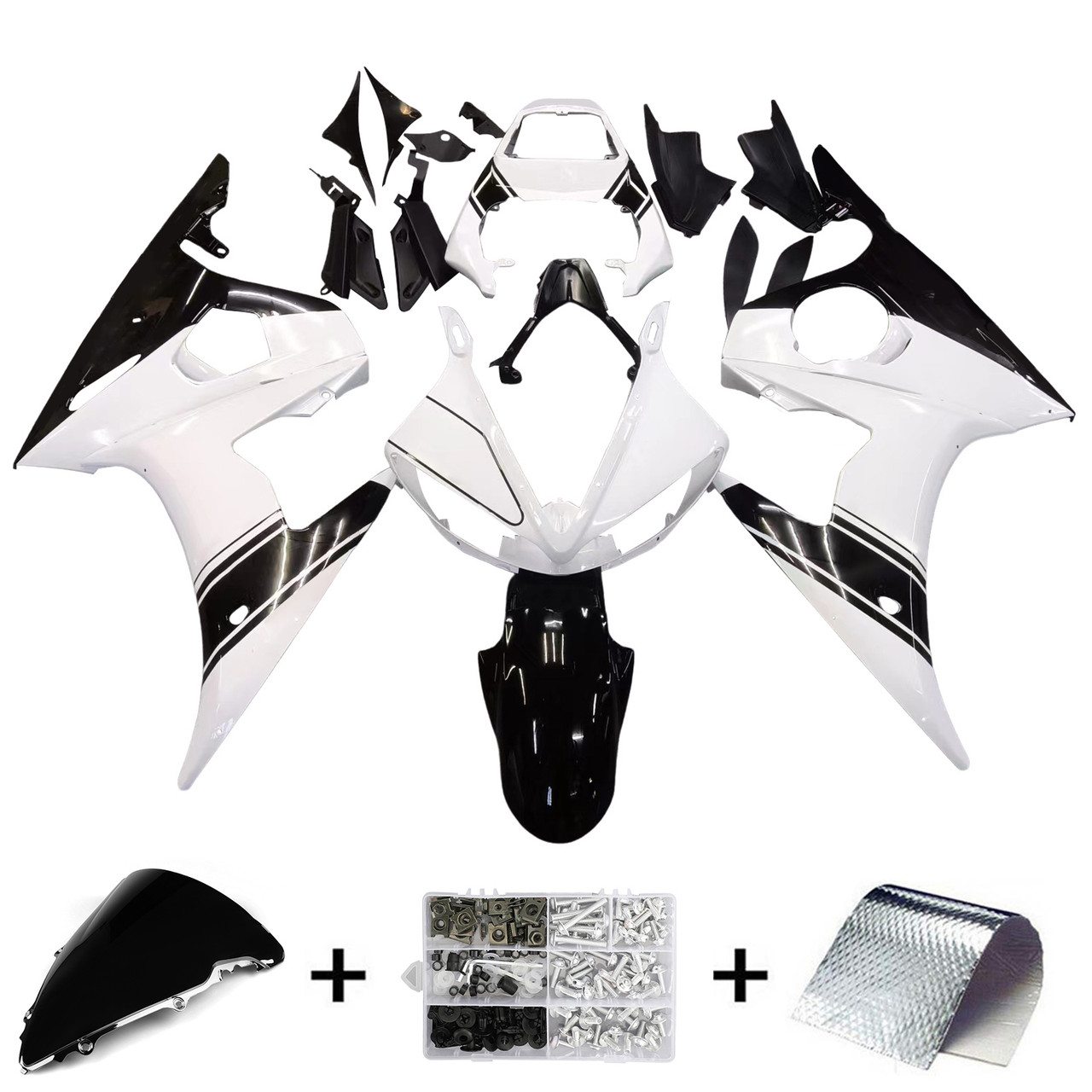 2003-2004 Yamaha YZF 600 R6 Amotopart Fairing Kit Generic #21