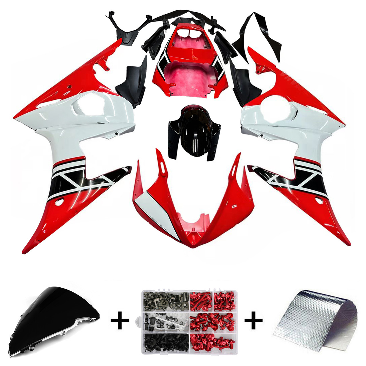 2003-2004 Yamaha YZF 600 R6 Amotopart Fairing Kit Generic #27