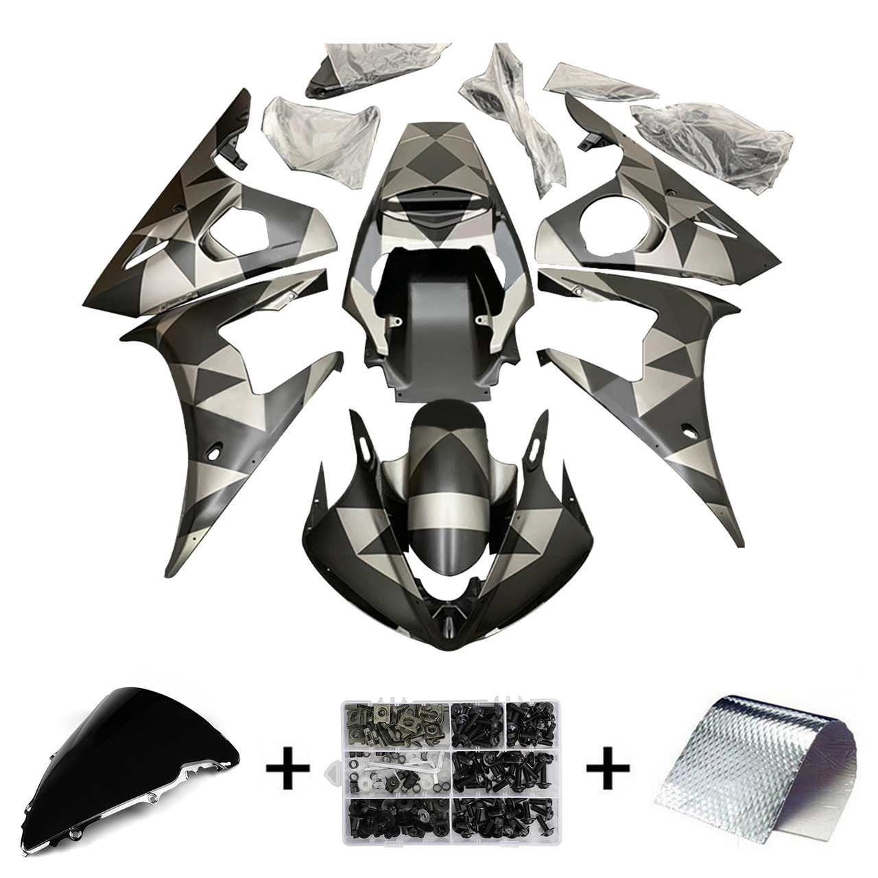 2003-2004 Yamaha YZF 600 R6 Amotopart Fairing Kit Generic #29