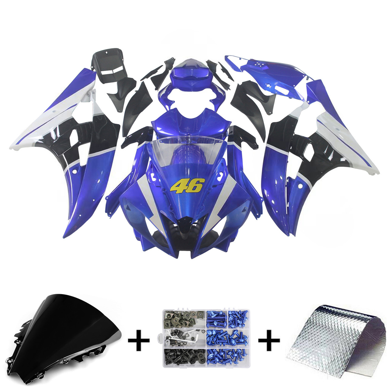 2006-2007 Yamaha YZF 600 R6 Amotopart Fairing Kit Generic #159